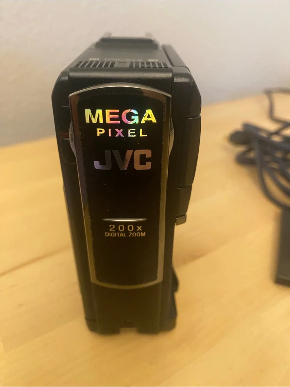 JVC Mega Pix Camcorder with Charger and Case - Black